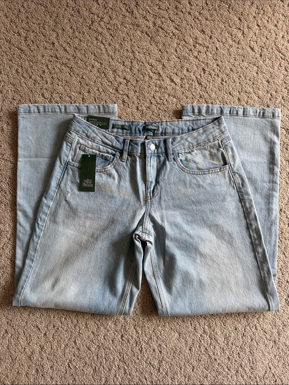 Wild Fable Low-Rise Straight Leg Jeans in Light Wash Classic Women's Size 8 NWT
